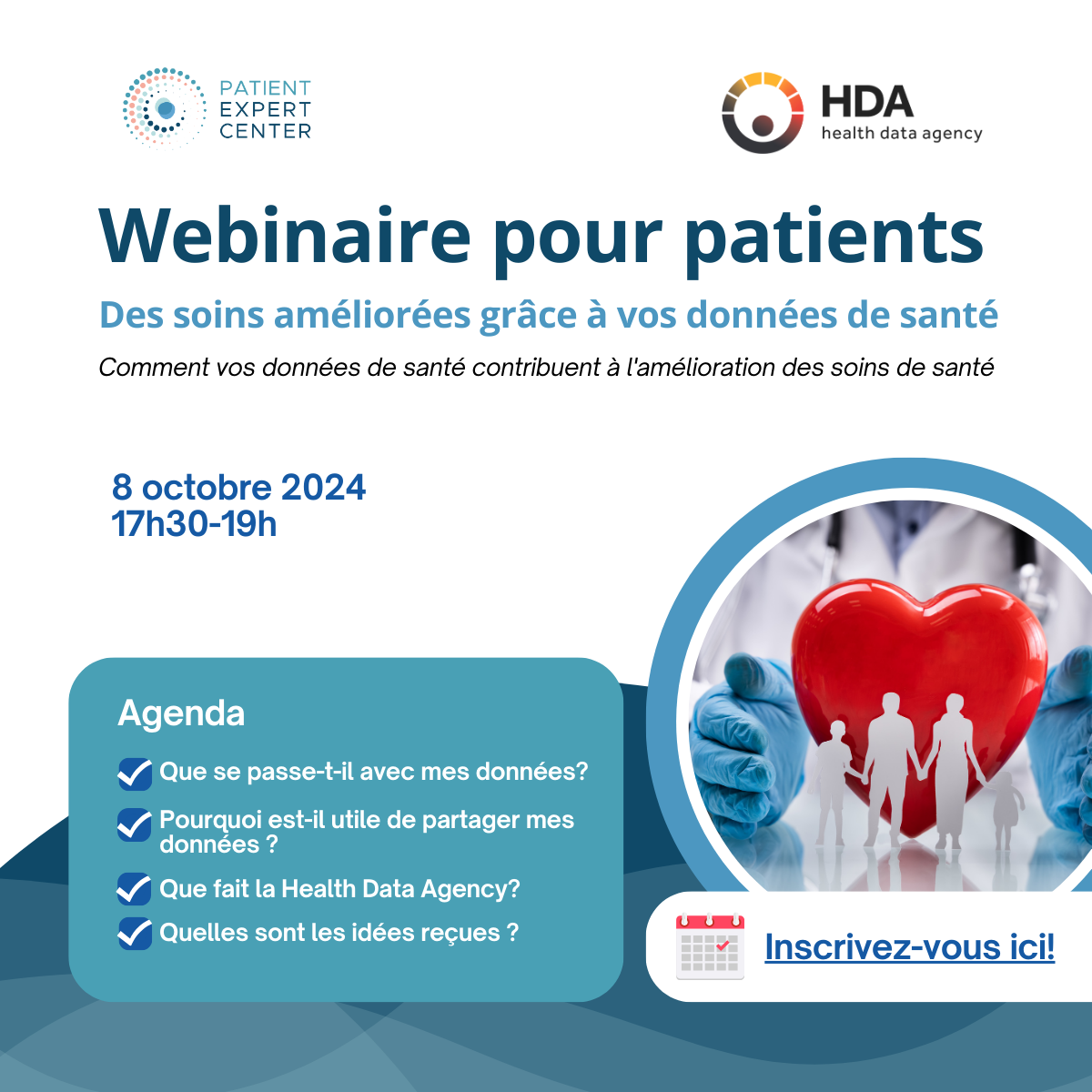 Webinaire gratuit pour les patients: des soins améliorées grâce à vos données de santé